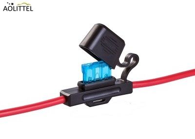 качество  Custom Made Automotive In-Line Splash-waterproof Auto Fuse Holder 9012 For ATS ATO Fuse 1A~30A фабрика