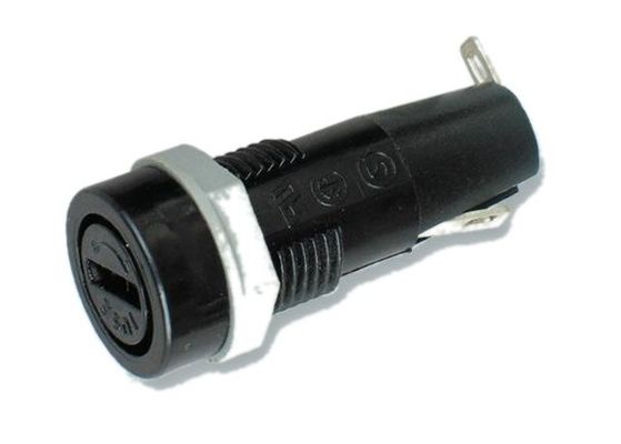 качество  Slotted Cap Fingergrip Shock-Safe Vertical Mount PCB Fuse Holder H3-02 10A 250VAC For 5x20mm Cylindrical Glass Tube Fuse фабрика