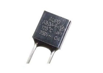 Связи пластикового случая ТФ 125℃ 250В 3А А3-3А-Ф выключения взрывателя Аупо предохранения от температуры термальные термальные для бытовых техник